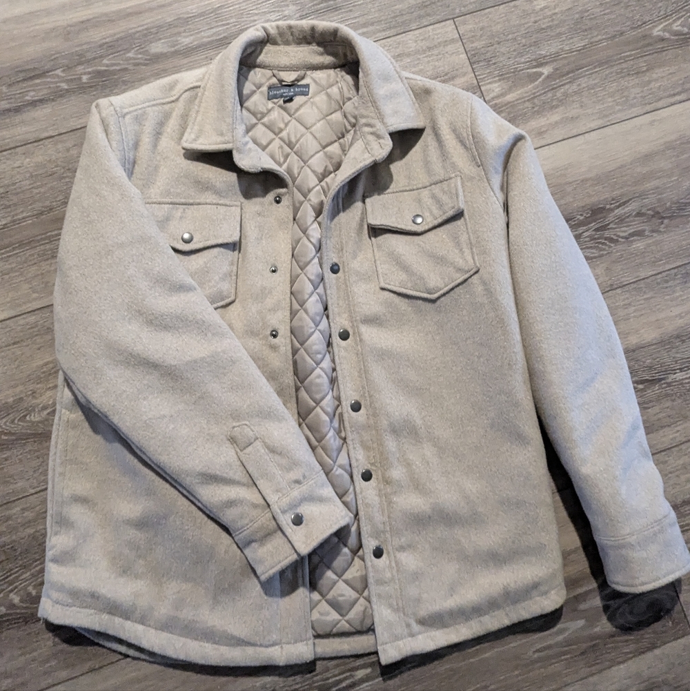 Bleeker and Broad Ashton Wool Shirt Jacket